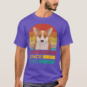 Corgi 1982 Geburtstag Funny Vintag Corgi Retro Son T-Shirt