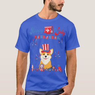 Corgi 4. Juli Pembroke Welsh Corgi Independenc T-Shirt