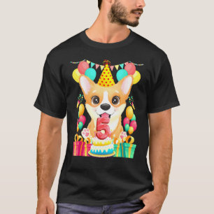 Corgi 5. Geburtstag 5 Jahre alt T-Shirt