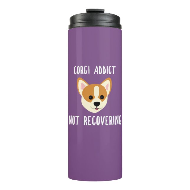 Corgi Addict nicht wiederherstellen Thermosbecher (Vorderseite)