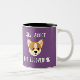 Corgi Addict nicht wiederherstellen Zweifarbige Tasse
