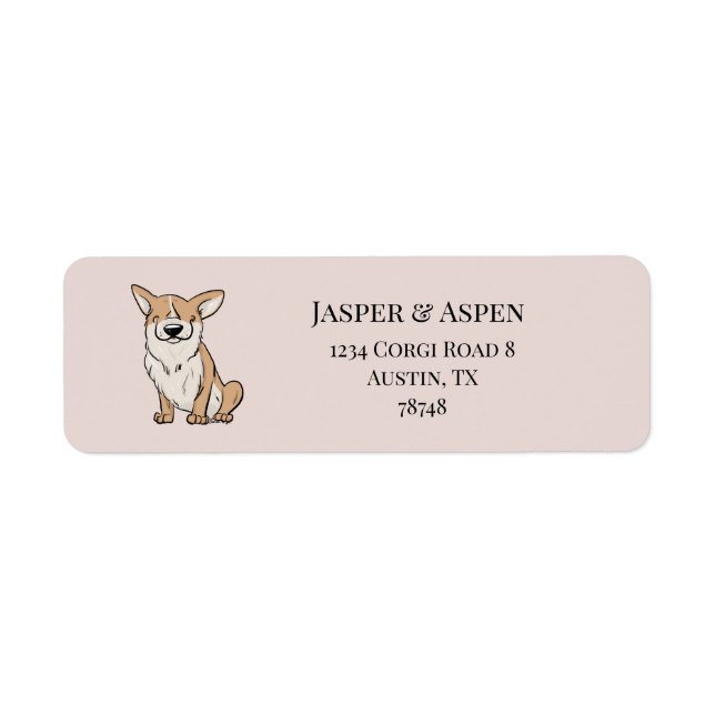 Corgi-Adresse (Vorne)