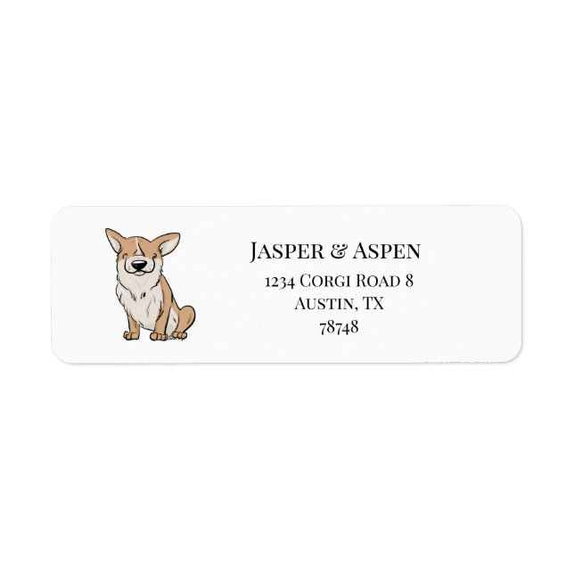 Corgi-Adresse (Vorne)