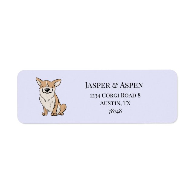Corgi-Adresse (Vorne)