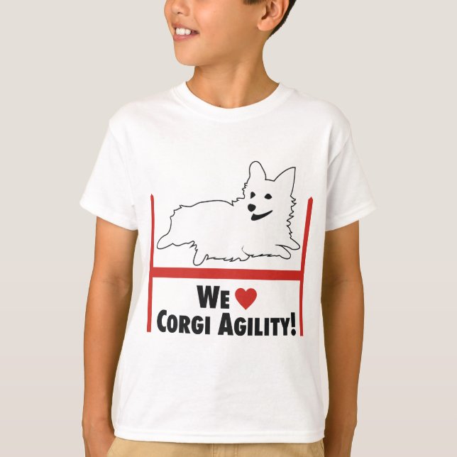 Corgi-Agility T-Shirt (Vorderseite)
