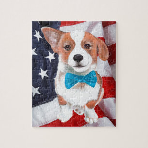 Corgi Amerika Puzzle