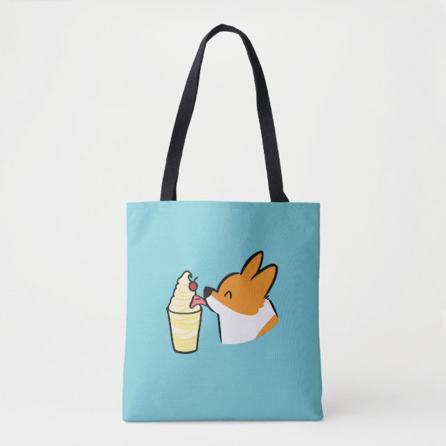 Corgi-Ananas-Dole-Peitsche-Tasche (Vorderseite)