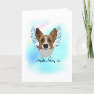 Corgi Angel Dog Pet Loss Sympathie Karte