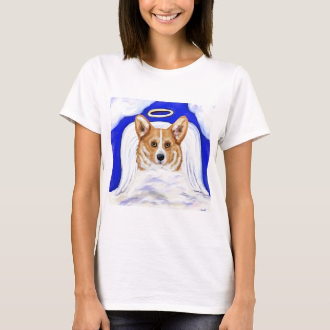 Corgi Angel T-Shirt (Vorderseite)