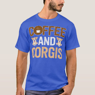 Corgi Apparel für Corgi Lover Dog Coffeinkaffee T-Shirt