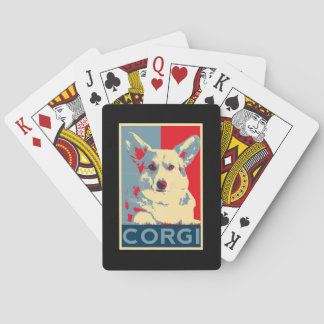 Corgi Art Hund für Fans von Corgis Spielkarten