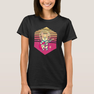 Corgi-Astronaut spielt Gitarre Vintage für Gitarre T-Shirt