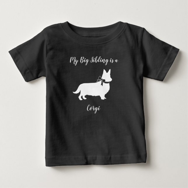 Corgi Baby Shower Dog T-shirt (Vorderseite)