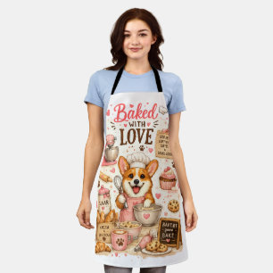 Corgi-Bäcker mit Liebe Süße Bäckerei Hund Küche Schürze