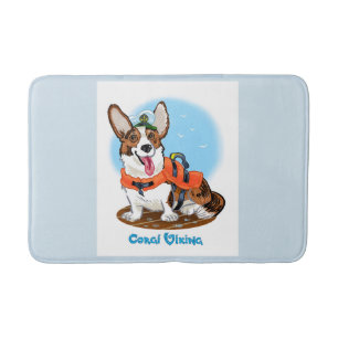 Corgi Bathmat , sehr weich . Badematte
