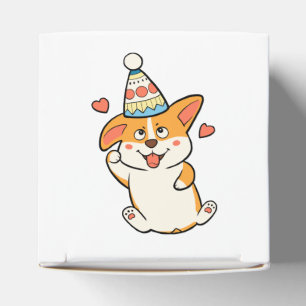 Corgi Birthday Party Geschenkschachtel