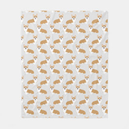 Corgi Blanket - niedliches Korgi-Geschenk, niedlic Fleecedecke