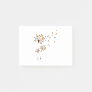 Corgi Blume Fly Dandelion Niedlich Dog Lover Post-it Klebezettel