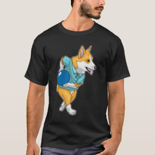 Corgi Bowling Bowling Ball T-Shirt