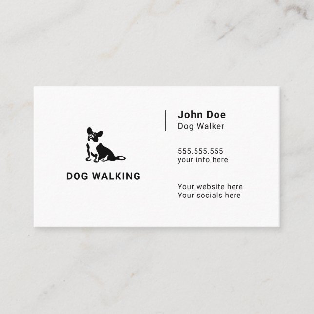 Corgi Business Cards Visitenkarte (Vorderseite)