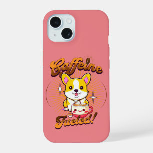 CORGI CAFFEINE FÜHLT! iPhone 15 HÜLLE
