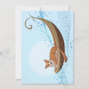 "Corgi Canoe" Save The Date