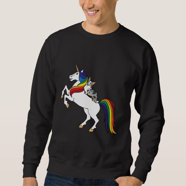 Corgi Cardigan Corgi Sweatshirt (Vorderseite)