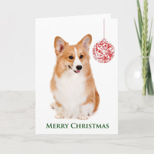 Corgi Christmas Card Feiertagskarte