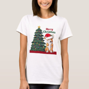 Corgi Christmas Tree Niedlich Holiday T-Shirt