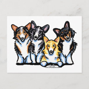 Corgi Clan Postkarte