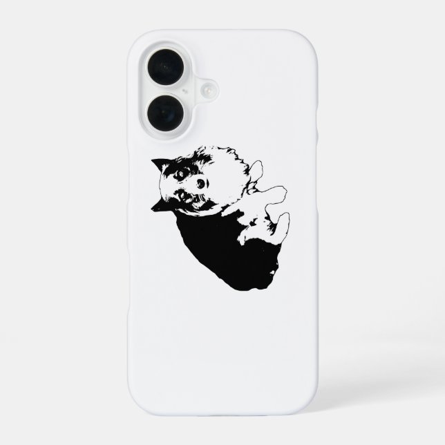 Corgi Clean Edge iPhone 16 Hülle (Rückseite)