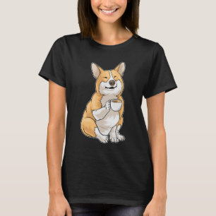 Corgi Coffee Cup T-Shirt
