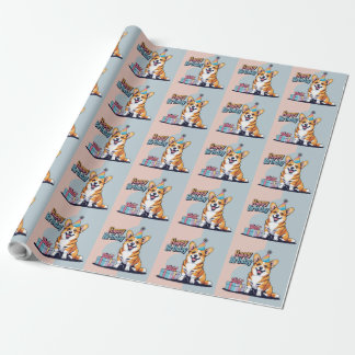 Corgi Colorful Geschenkpapier