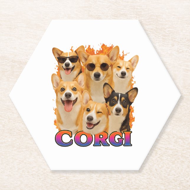 Corgi Copy Untersetzer (Vorderseite)