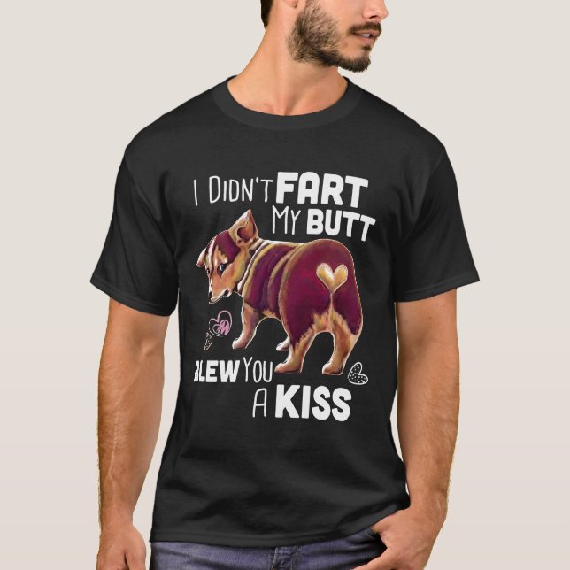 Corgi  Corgi Corgi Hintern Premium T-Shirt (Vorderseite)