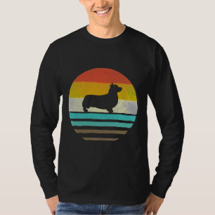 Corgi Corgi Dog Retro Vintag S Silh T-Shirt