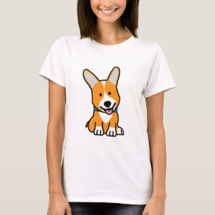 Corgi Corgis Hündchen Hündchen glücklich Pembroke  T-Shirt