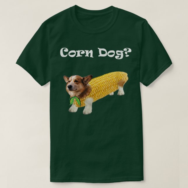 Corgi Corn Dog T-Shirt (Design vorne)