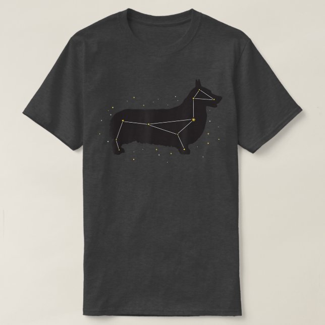 Corgi   Cute Constellation Dog Tee for Pet Parents (Design vorne)