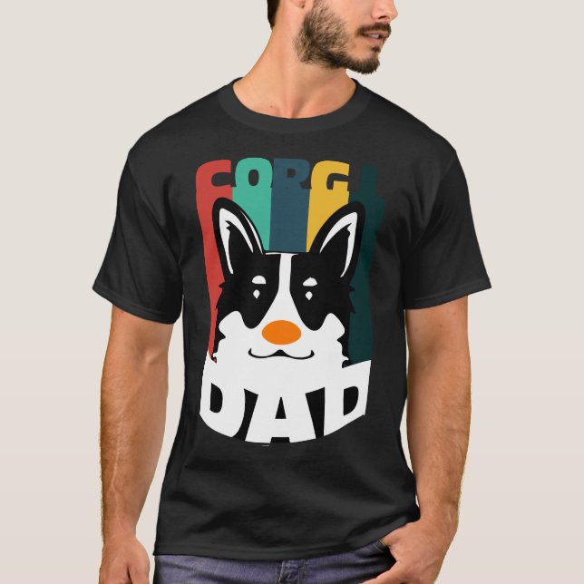 Corgi Dad  550 T-Shirt (Vorderseite)