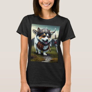 Corgi der Wikinger T-Shirt