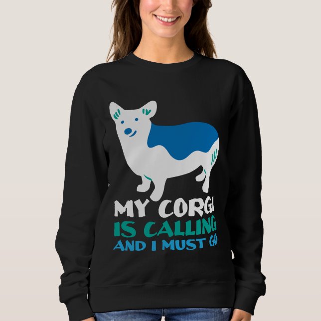 Corgi Dog 1044 Sweatshirt (Vorderseite)