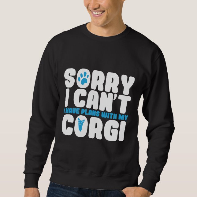 Corgi Dog 1155 Sweatshirt (Vorderseite)