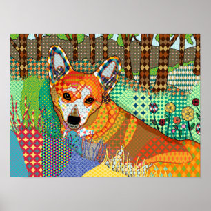 Corgi Dog 164 Poster