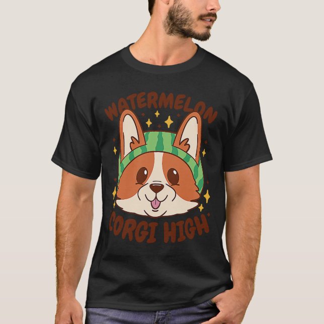 Corgi Dog 8 T-Shirt (Vorderseite)