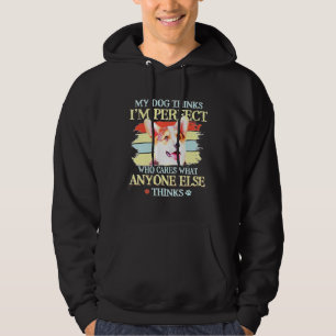 Corgi Dog Art Ideal für Familien Hoodie