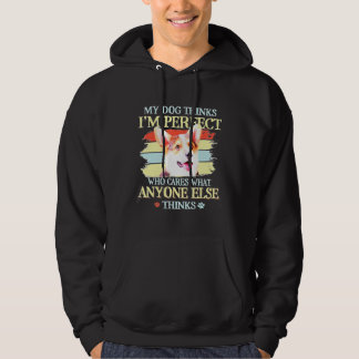 Corgi Dog Art Ideal für Familien Hoodie