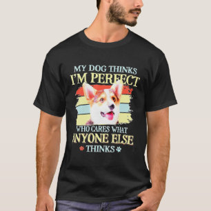 Corgi Dog Art Ideal für Familien T-Shirt