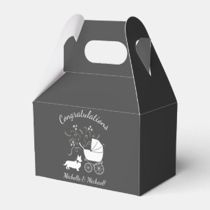 Corgi Dog Baby Dusche Welpe Welsh Pembroke Geschenkschachtel