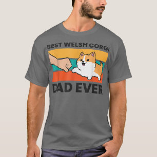 Corgi Dog Besitzer Bester walisischer Corgi Vater T-Shirt
